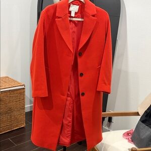 H&M Orange Coat